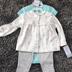 Six month old onesie baby girl set